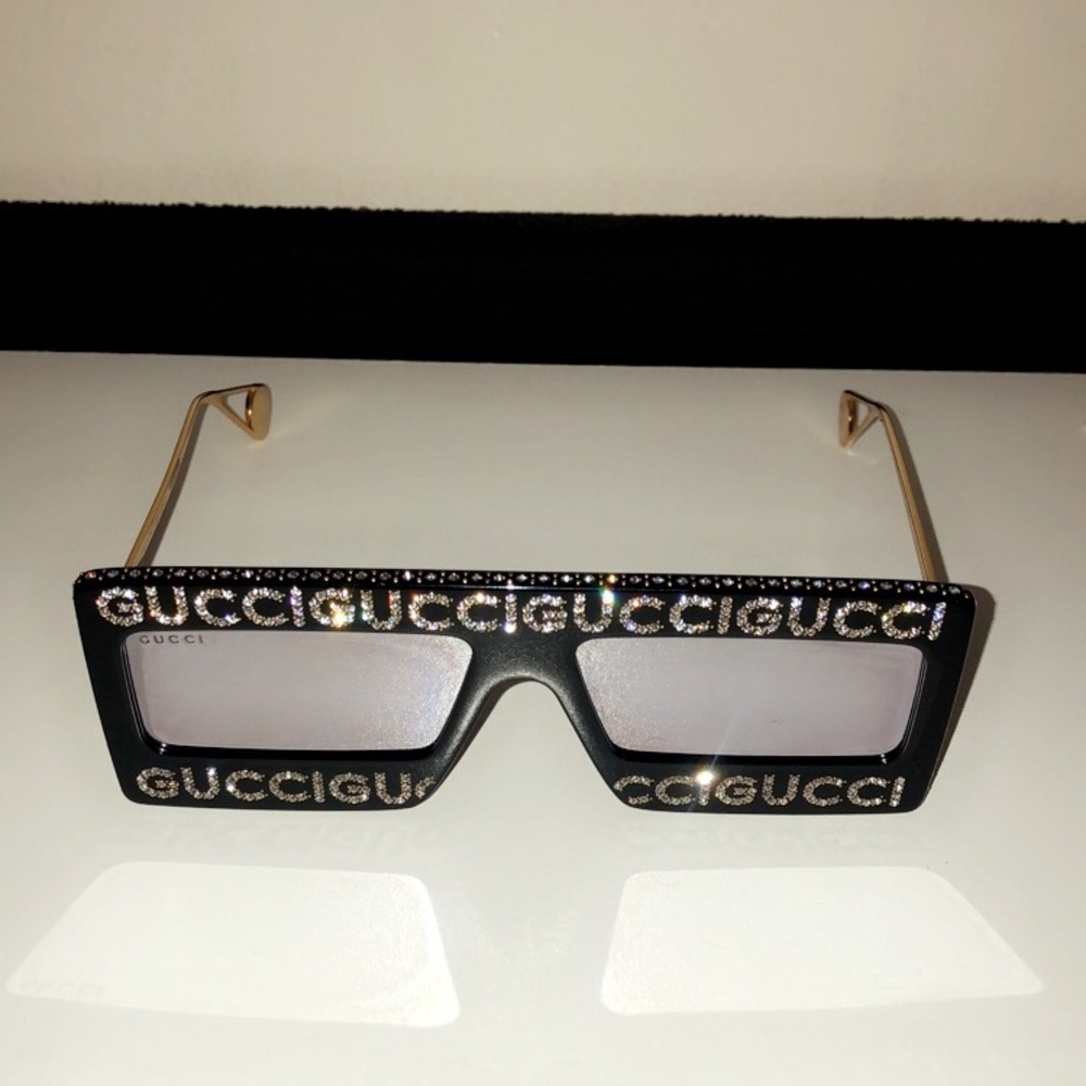 2019 Gucci runway mask frame sunglasses